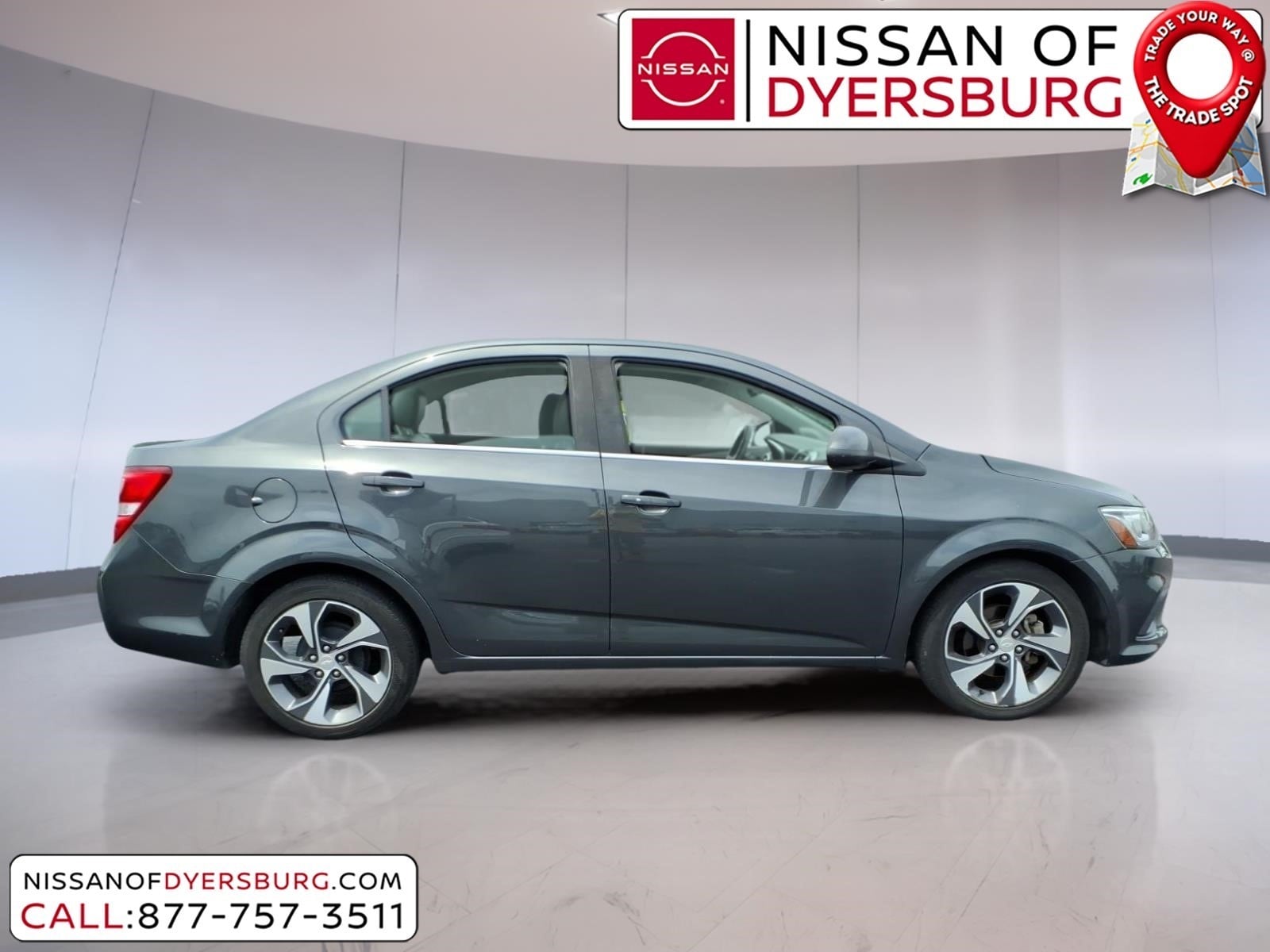 Used 2019 Chevrolet Sonic Premier with VIN 1G1JF5SB1K4126628 for sale in Dyersburg, TN