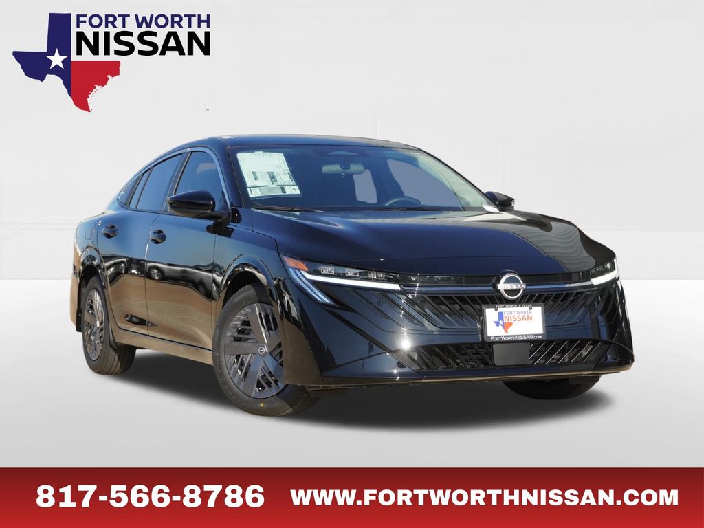 Super Black 2027 Nissan Sentra Sedan Front-Wheel Drive Continuously Variable Transmission