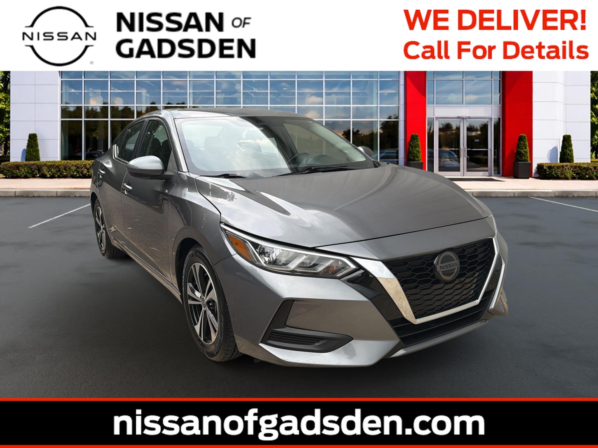 Used 2022 Nissan Sentra SV with VIN 3N1AB8CV6NY264778 for sale in Gadsden, AL