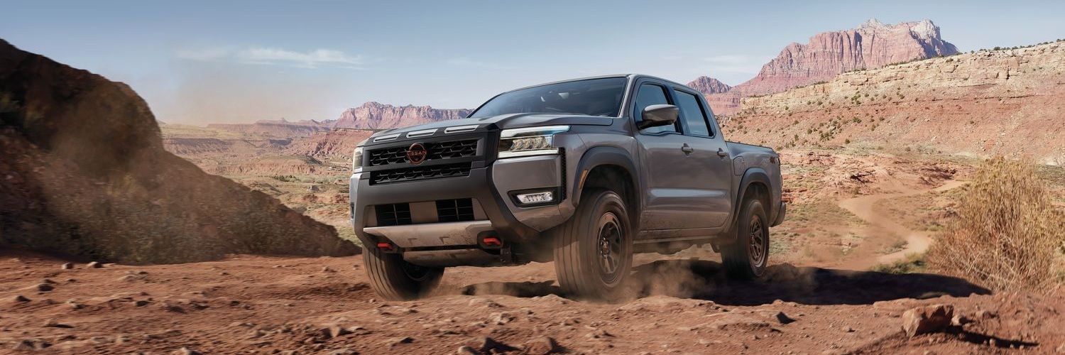 Nissan Frontier Pro-X Crew Cab Driving in the Sand