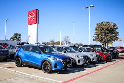 Nissan of Greenville Car Lot