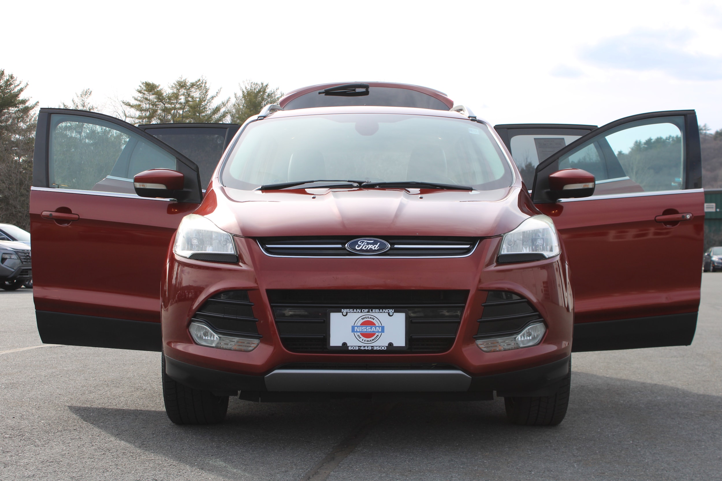 Used 2014 Ford Escape Titanium with VIN 1FMCU9J9XEUA54405 for sale in Lebanon, NH