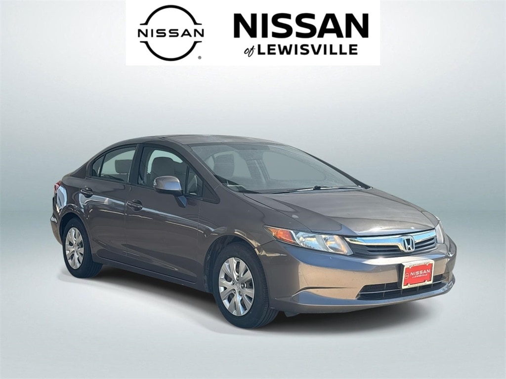 Used 2012 Honda Civic LX with VIN 2HGFB2F50CH529016 for sale in Lewisville, TX