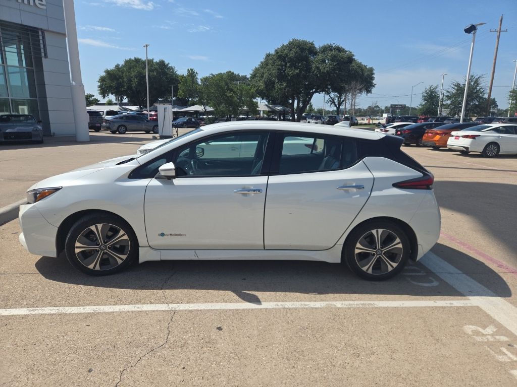 Used 2018 Nissan LEAF SL with VIN 1N4AZ1CP0JC312074 for sale in Lewisville, TX