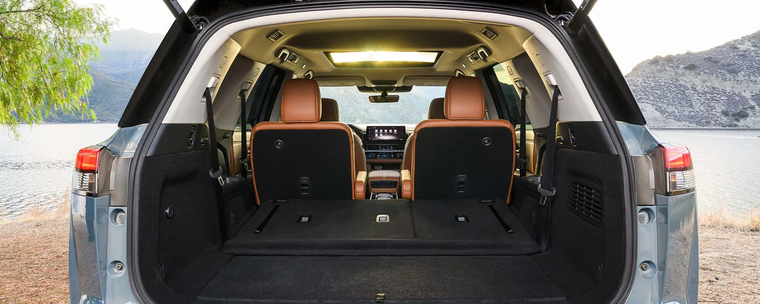 The new look at the full cargo space in the 2026 Nissan Pathfinder