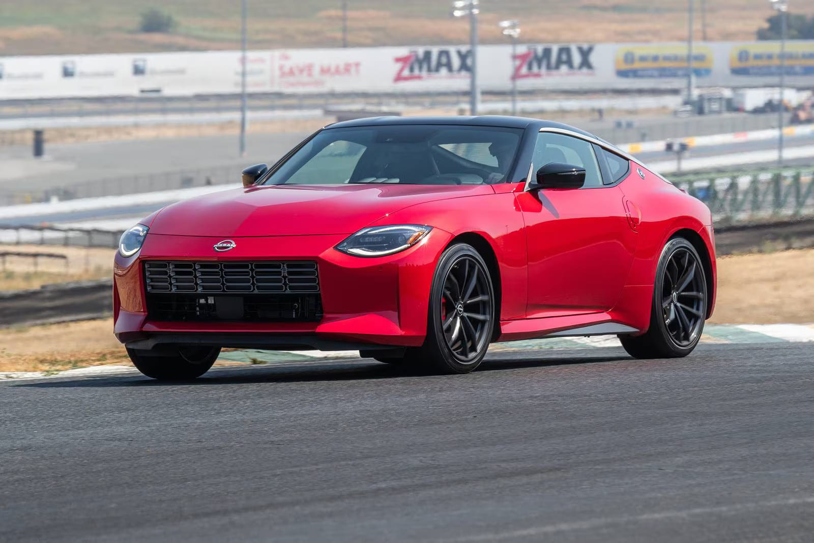 2026 Nissan Z performance driving on a track