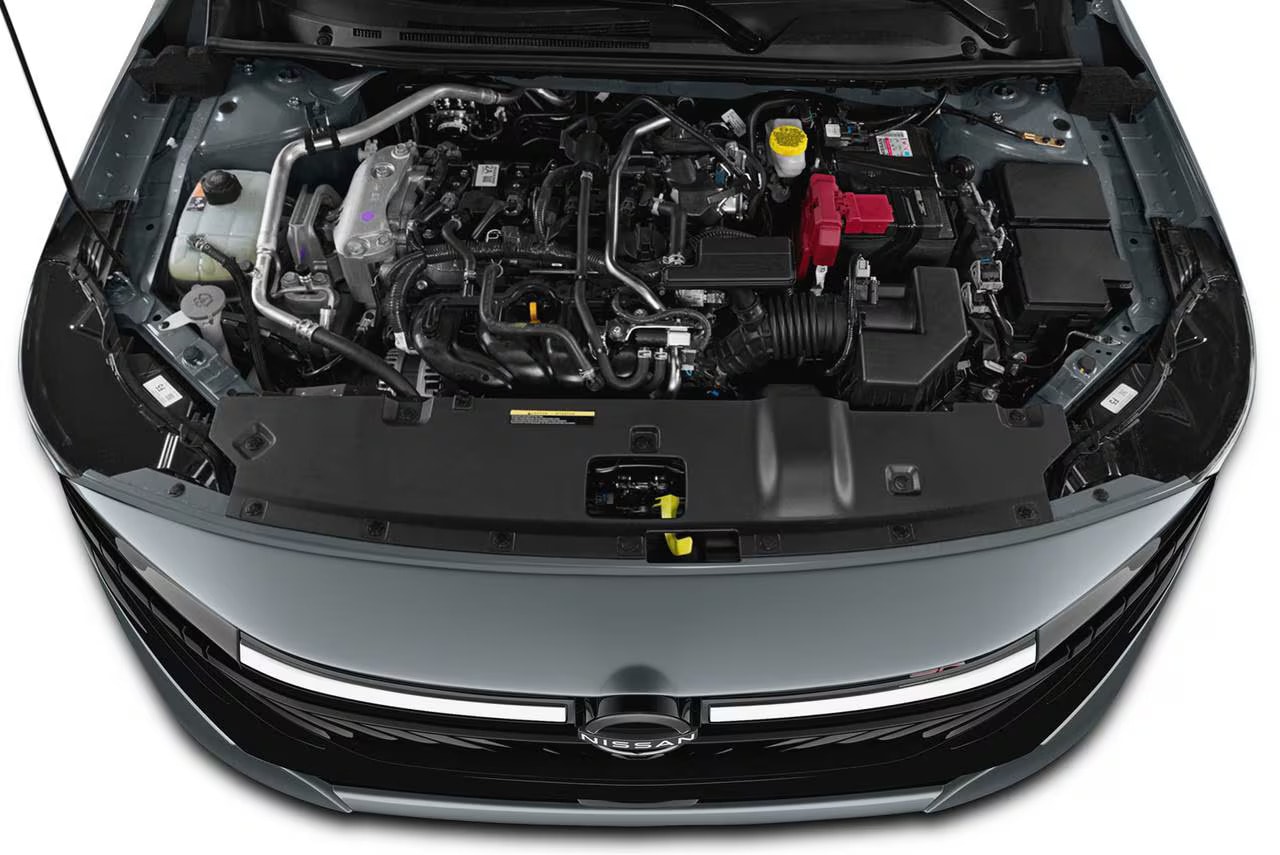 A new look at the engine in the 2026 Nissan Sentra