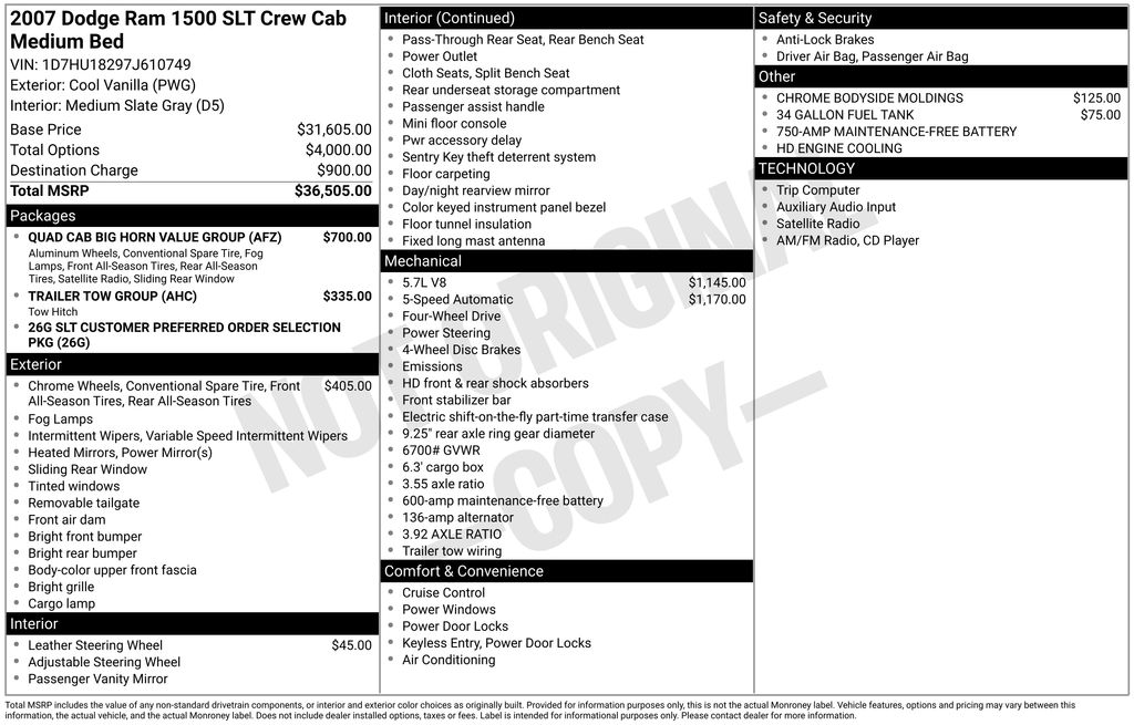 2007 Dodge Ram 1500's photo