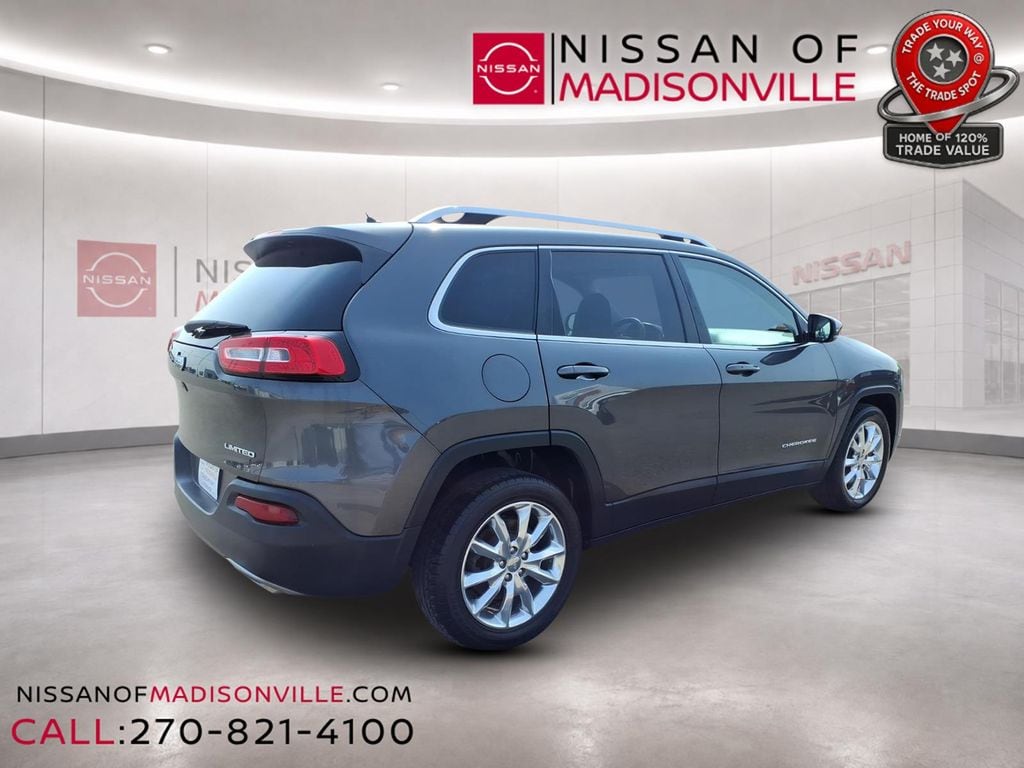 Used 2015 Jeep Cherokee Limited with VIN 1C4PJLDS3FW560593 for sale in Madisonville, KY