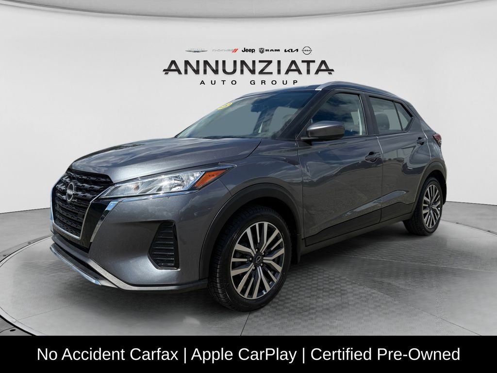 Certified 2023 Nissan Kicks SV with VIN 3N1CP5CV8PL540001 for sale in New Hampton, NY