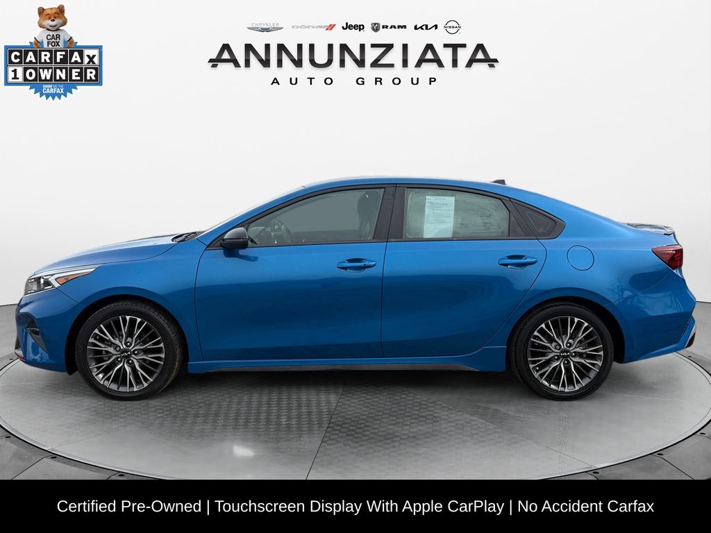 Certified 2022 Kia FORTE GT-Line with VIN 3KPF54AD3NE498780 for sale in New Hampton, NY