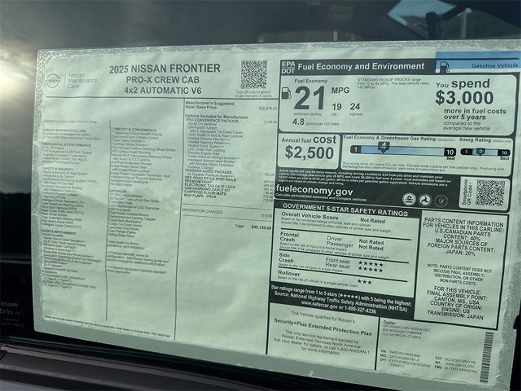 2025 Nissan Frontier PRO-X photo 2