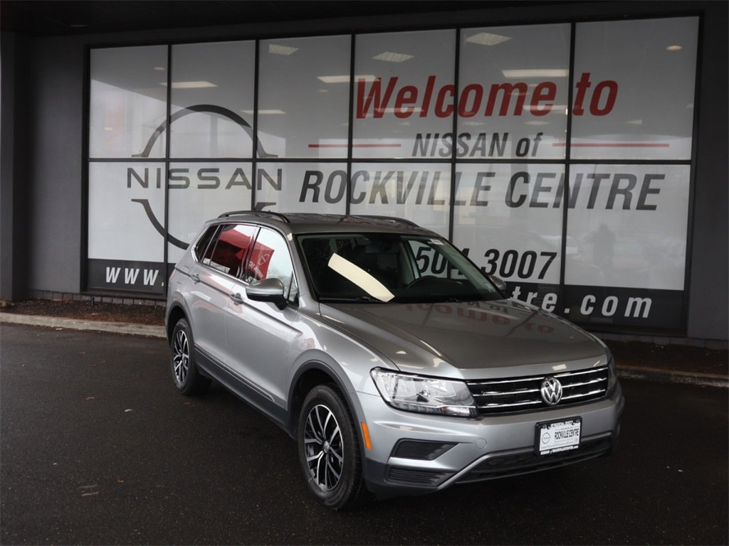 Used 2021 Volkswagen Tiguan SE with VIN 3VV2B7AX5MM063381 for sale in Rockville Centre, NY