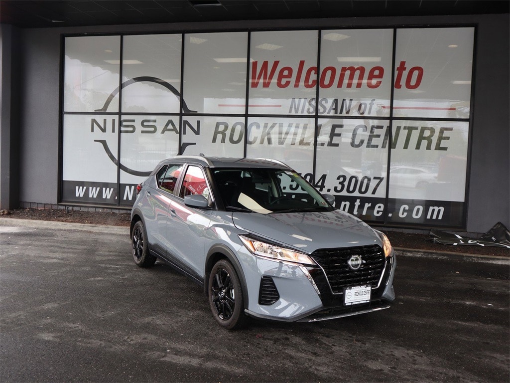 Certified 2024 Nissan Kicks SV with VIN 3N1CP5CV0RL474997 for sale in Rockville Centre, NY