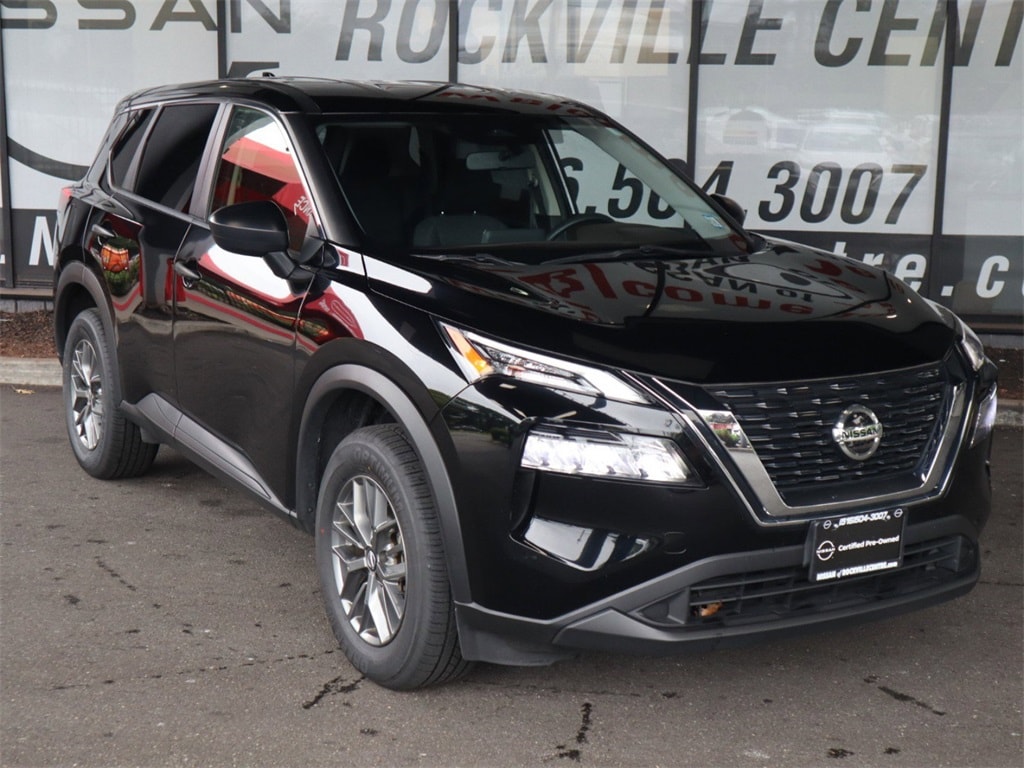 Certified 2021 Nissan Rogue S with VIN JN8AT3AB8MW224525 for sale in Rockville Centre, NY