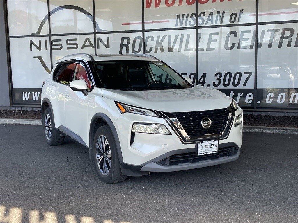 Certified 2021 Nissan Rogue SV with VIN 5N1AT3BB5MC809277 for sale in Rockville Centre, NY