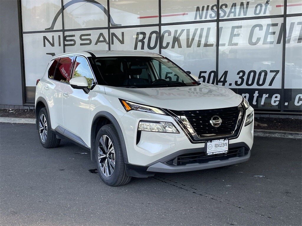 Certified 2021 Nissan Rogue SV with VIN 5N1AT3BB3MC803140 for sale in Rockville Centre, NY