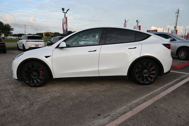 Used 2021 Tesla Model Y Performance with VIN 5YJYGDEF4MF270522 for sale in Victoria, TX