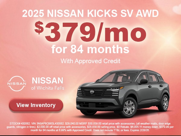 New Last Chance Vehicles in Wichita Falls, TX | Nissan of Wichita