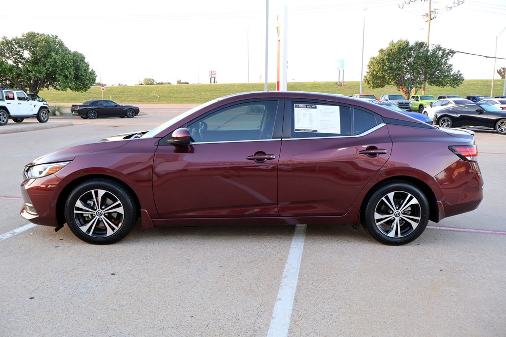 Used 2021 Nissan Sentra SV with VIN 3N1AB8CV2MY210649 for sale in Wichita Falls, TX