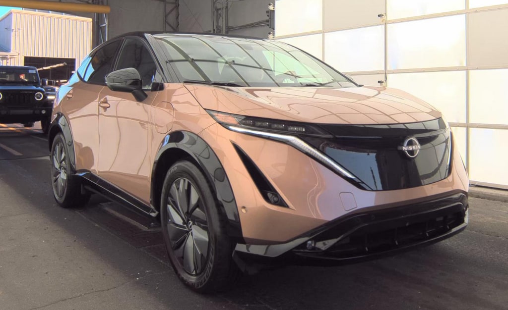 Certified 2025 Nissan ARIYA Platinum+ with VIN JN8DF0CHXSM762608 for sale in Raleigh, NC