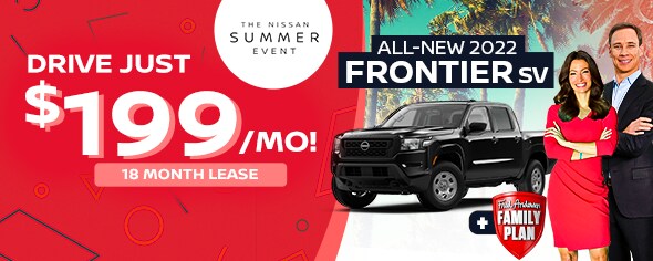 All-New 2022 Frontier SV $199/mo for 18mo lease
