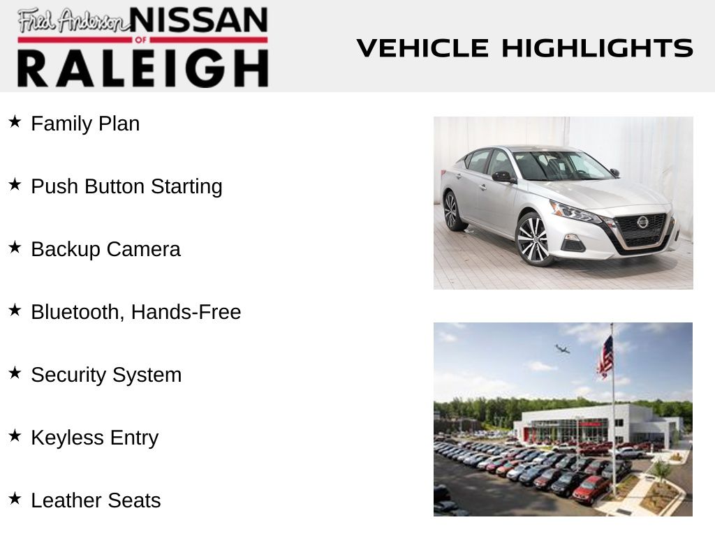 Used 2022 Nissan Altima SR with VIN 1N4BL4CVXNN316827 for sale in Raleigh, NC