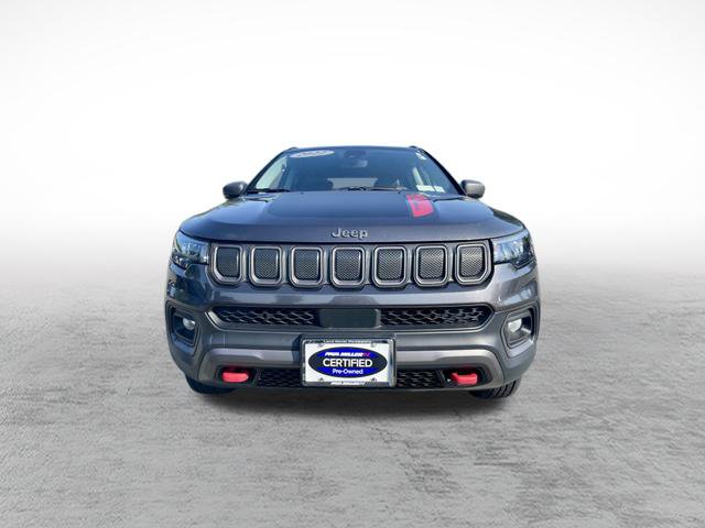 Used 2022 Jeep Compass Trailhawk with VIN 3C4NJDDB8NT191232 for sale in Parsippany-Troy Hills, NJ