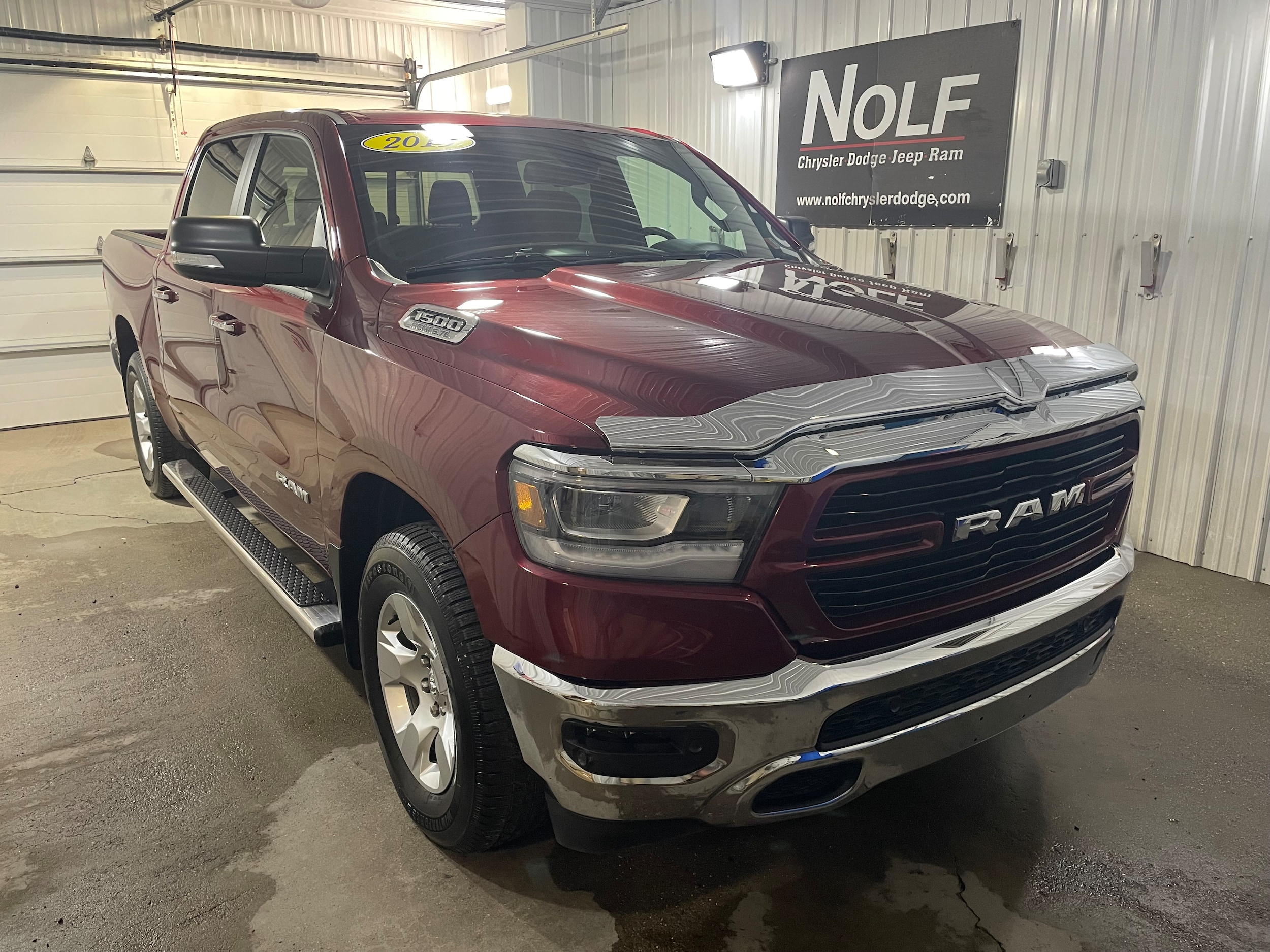 Used 2019 RAM Ram 1500 Pickup Big Horn/Lone Star with VIN 1C6SRFFT4KN529841 for sale in Fairmount City, PA