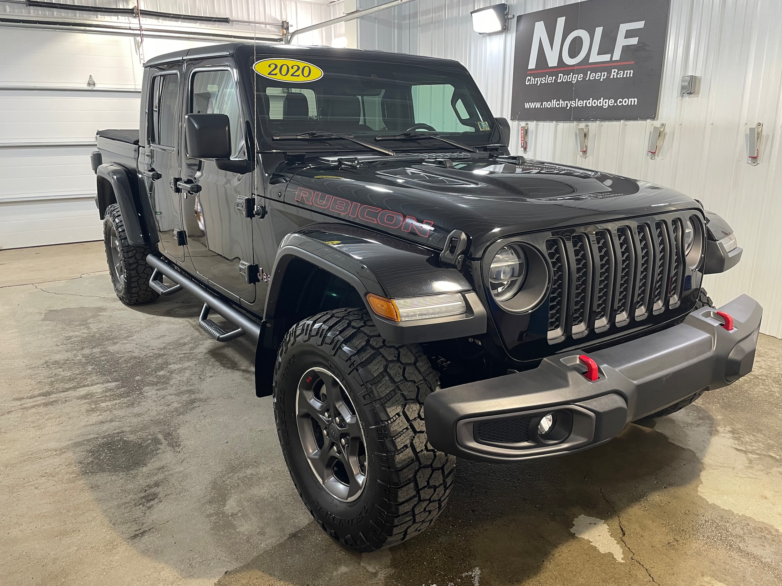 Used 2020 Jeep Gladiator Rubicon with VIN 1C6JJTBG8LL110267 for sale in Fairmount City, PA