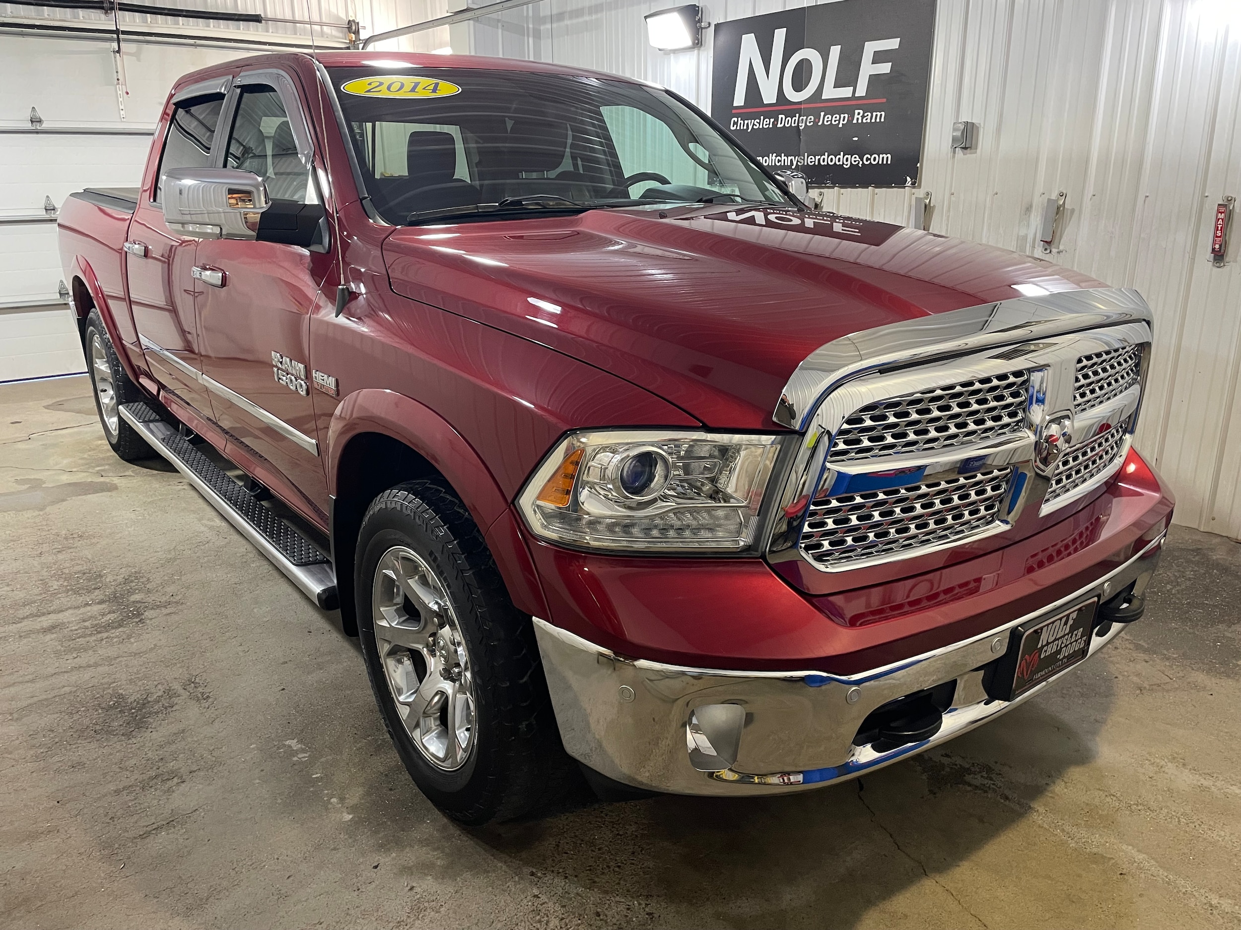 Used 2014 RAM Ram 1500 Pickup Laramie with VIN 1C6RR7VTXES312533 for sale in Fairmount City, PA