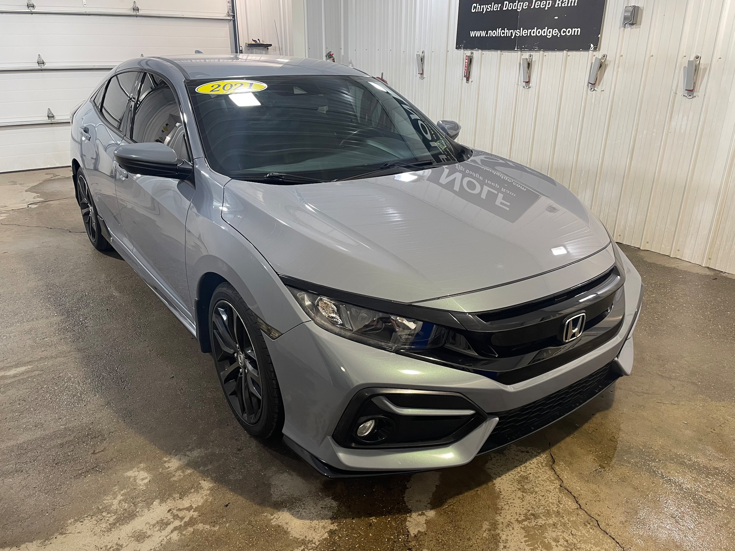 Used 2021 Honda Civic Hatchback Sport with VIN SHHFK7H49MU221753 for sale in Fairmount City, PA