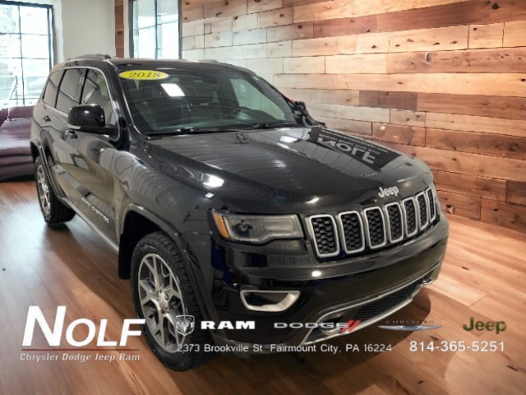 Used 2018 Jeep Grand Cherokee Limited 4x4 For Sale Fairmount City PA