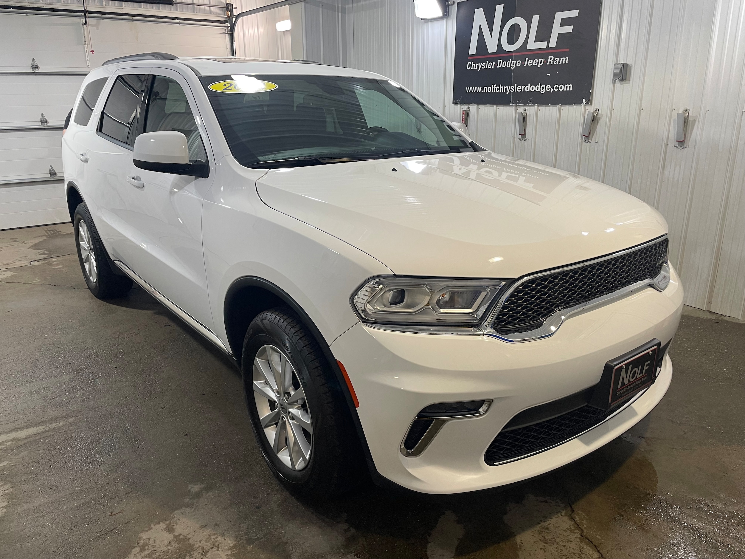 Used 2022 Dodge Durango SXT with VIN 1C4RDJAG4NC105899 for sale in Fairmount City, PA