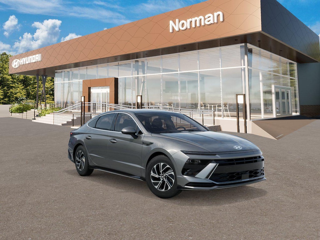 New 2026 Hyundai Sonata Hybrid Blue Sedan