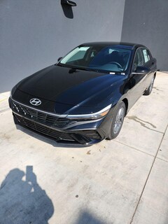 2026 Hyundai Elantra Hybrid Blue Sedan