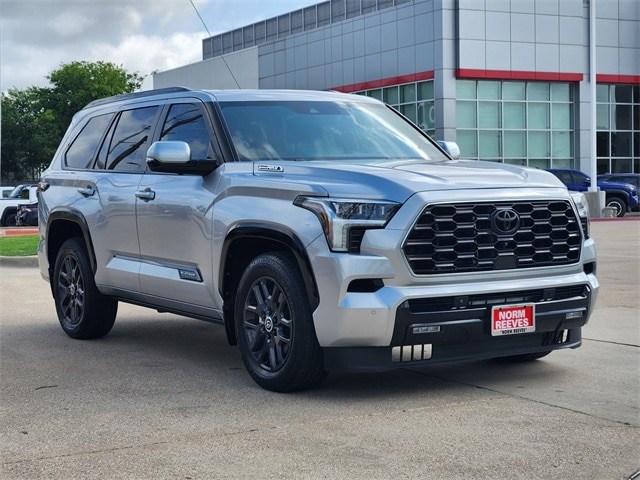 Certified 2024 Toyota Sequoia Platinum with VIN 7SVAAABA2RX027059 for sale in Dallas, TX