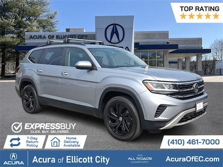 Featured used 2022 Volkswagen Atlas 3.6L V6 SE w/Technology SUV for sale in Laurel, MD