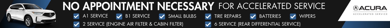 No Appointment Necessary for Accelerated Service