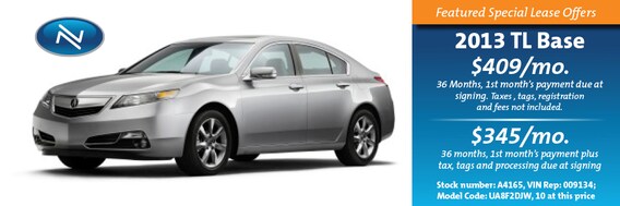 2013 Tl November Lease Special Norris Acura West