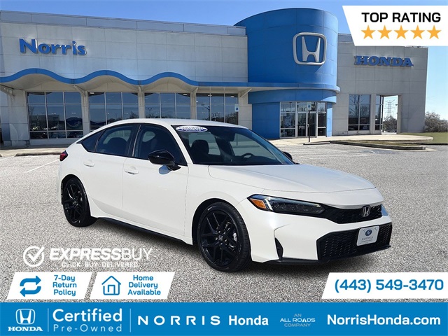 Certified 2025 Honda Civic Sport Hatchback