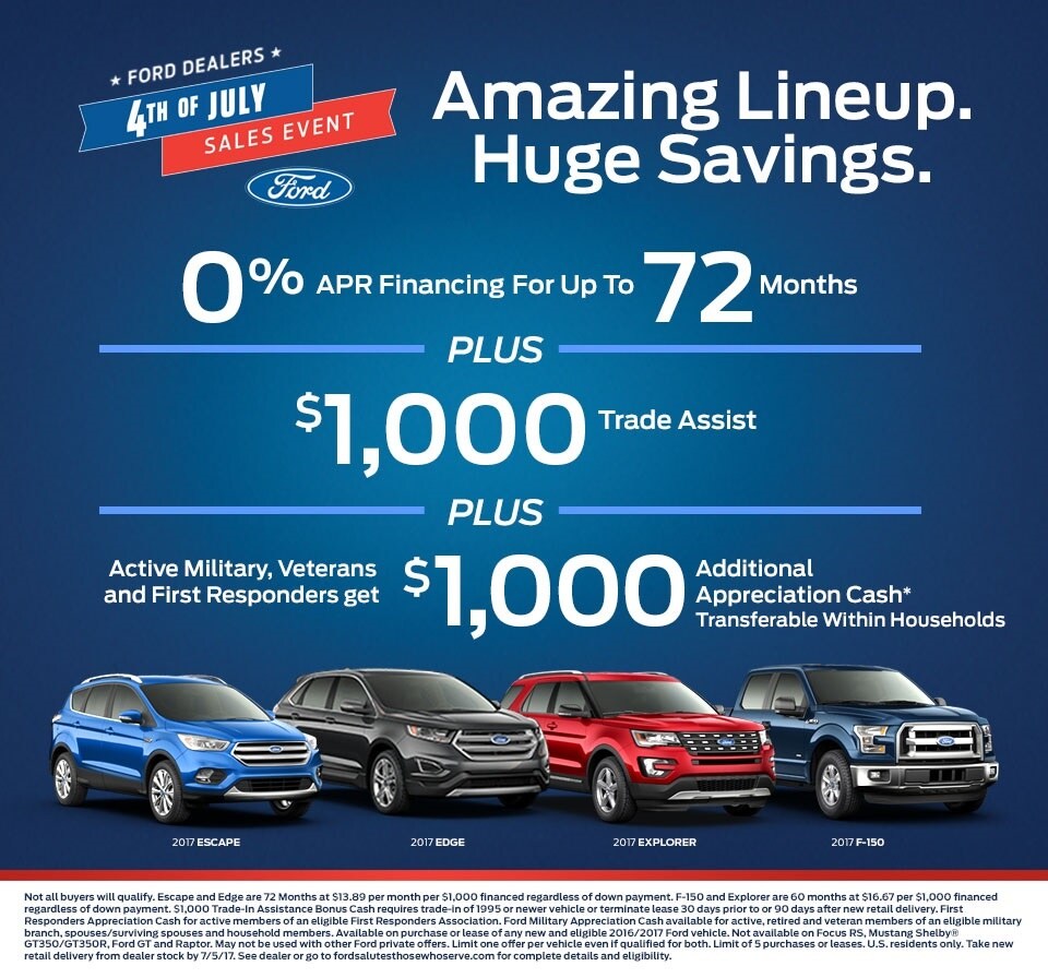 Fourth of July Sales Event Norris Ford