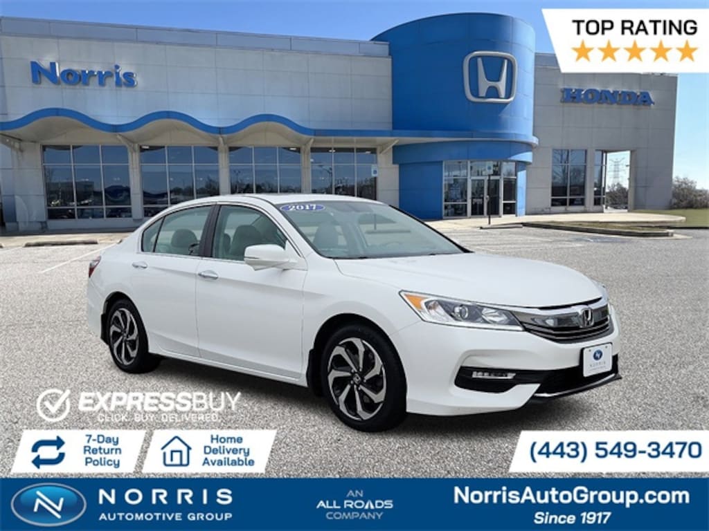 Used 2017 Honda Accord EX-L Sedan
