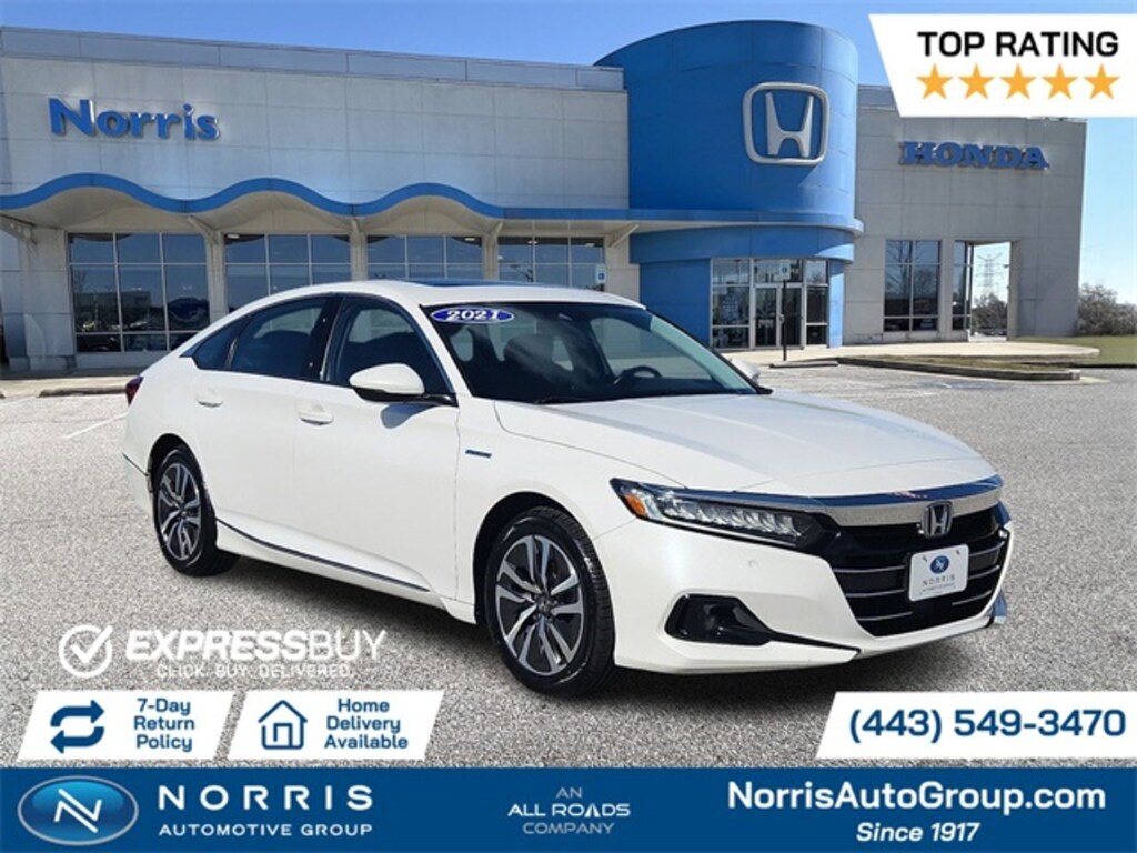 Used 2021 Honda Accord Hybrid EX-L Sedan