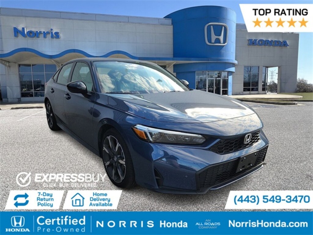 Certified 2025 Honda Civic Hybrid Sport Sedan