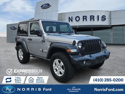 Featured Used 2020 Jeep Wrangler Sport S SUV for Sale near Baltimore
