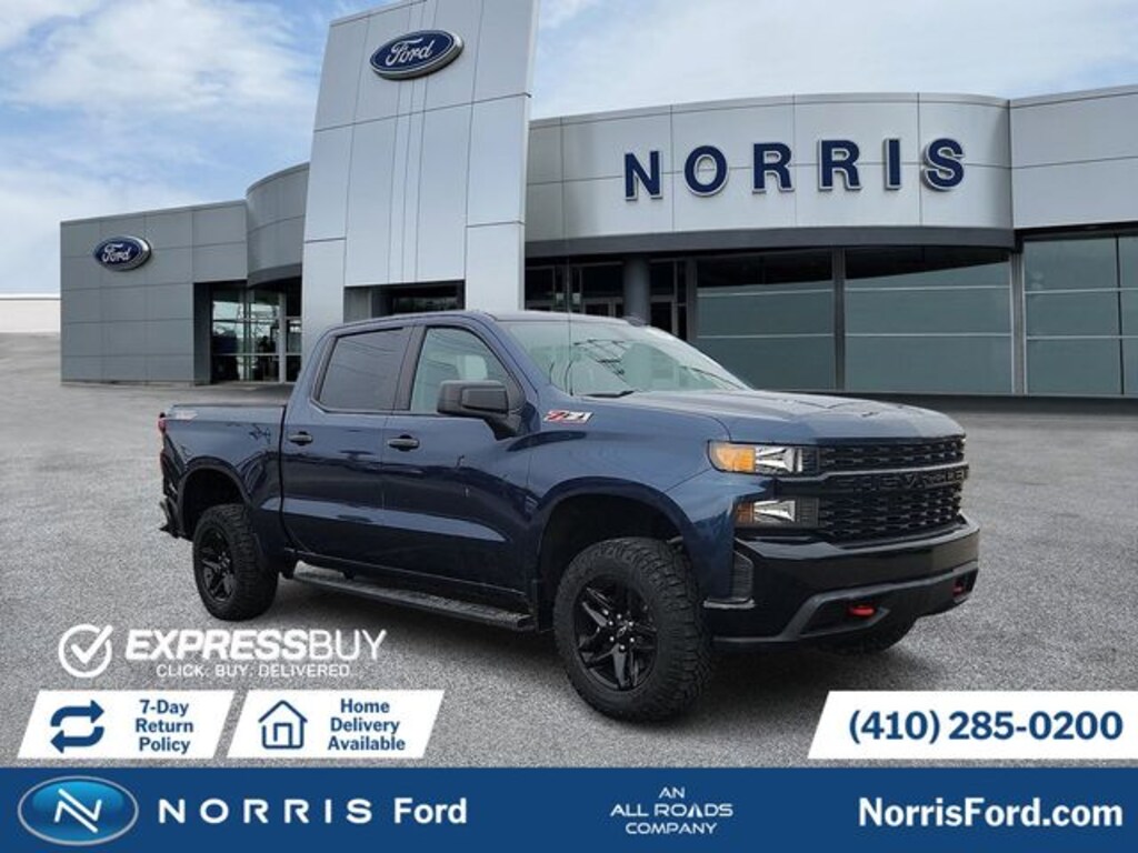 Used 2021 Chevrolet Silverado 1500 Custom Trail Boss Truck