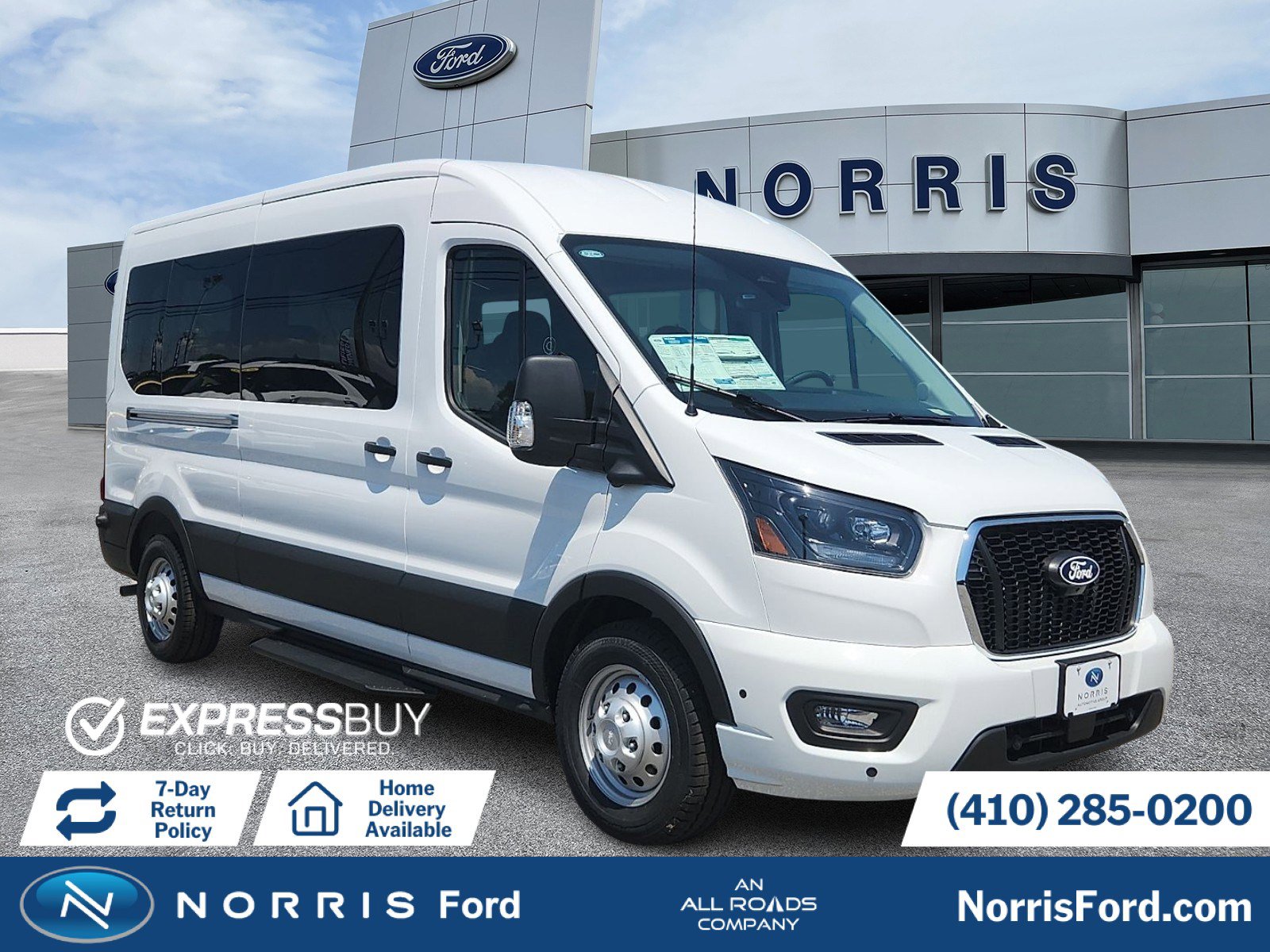 2026 Ford Transit 350 XL Med Roof Sliding Pass. 148 AWD's photo