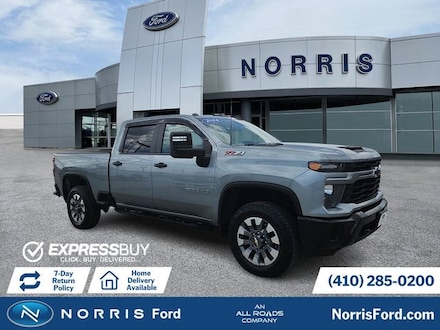 Featured Used 2024 Chevrolet Silverado 2500HD Custom Truck for Sale near Baltimore