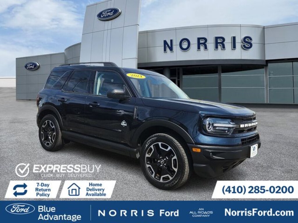 Certified 2021 Ford Bronco Sport Outer Banks SUV